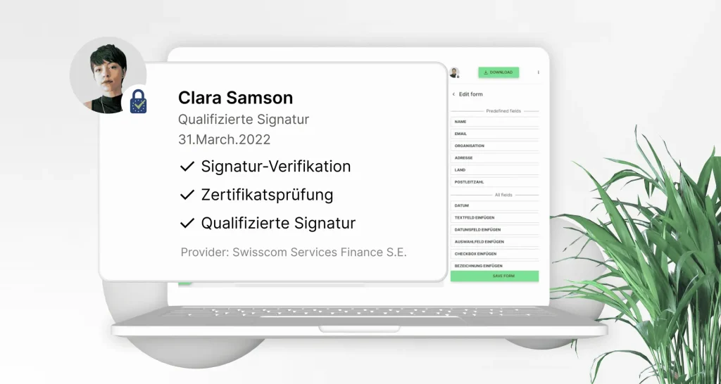 Digitale Signatur verifizieren sproof sign