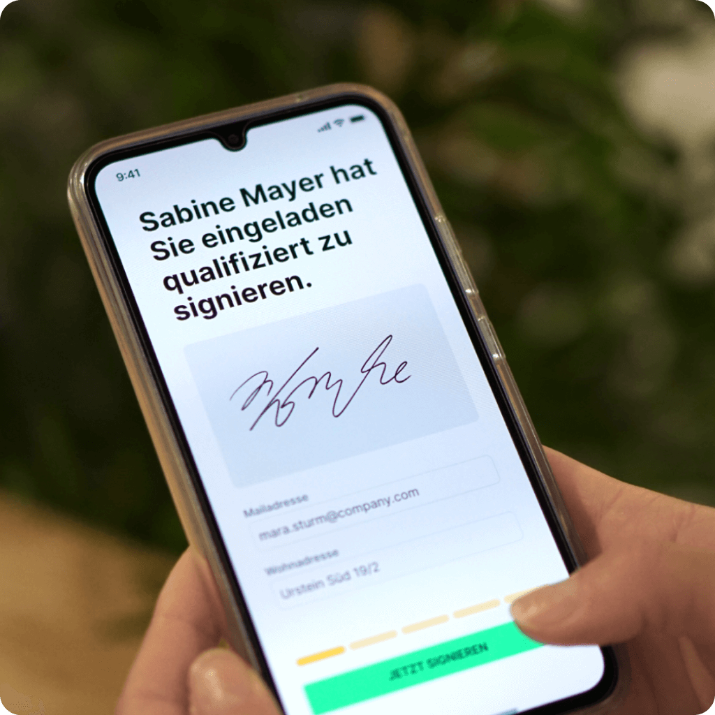 Schnelle Digitale Signatur im Arbeitsablauf