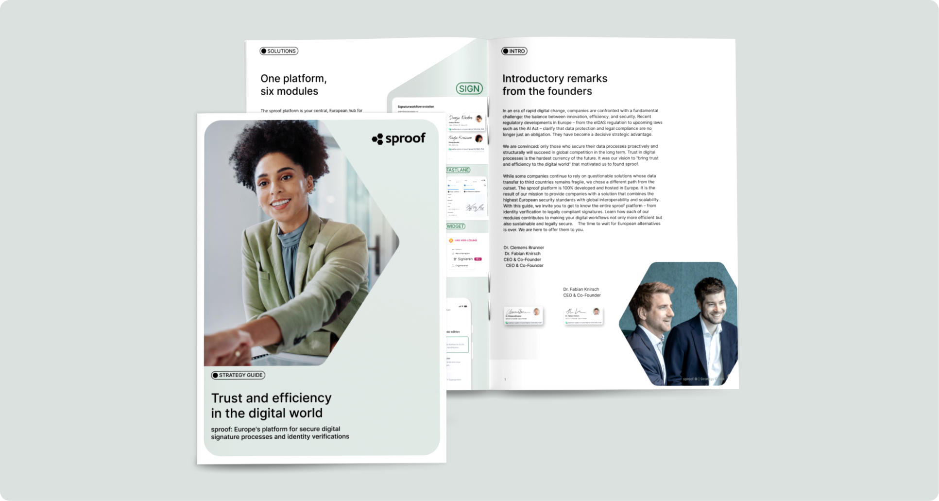 Your Strategy Guide – Trust and Efficiency for the Digital World sproof: Europe’s Platform for Secure Digital Signature Workflows and Identity Verification