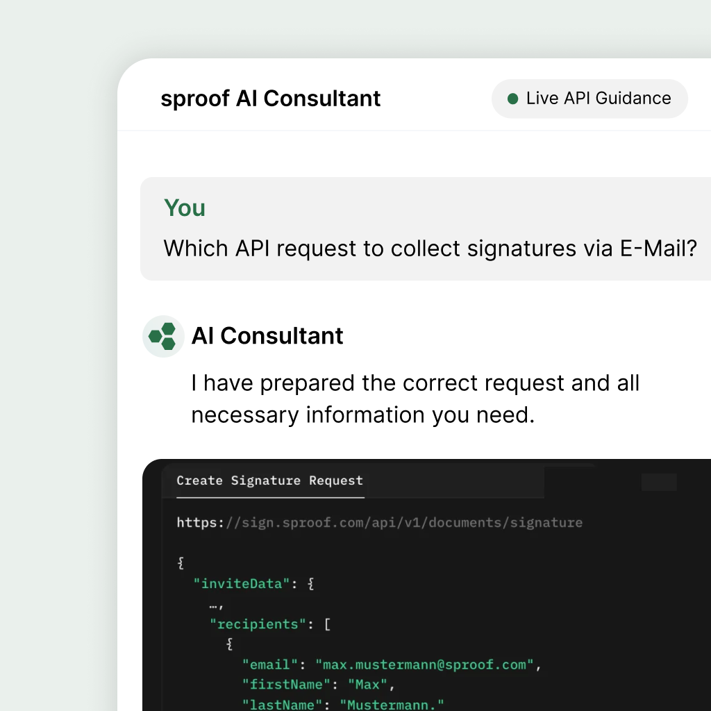 AI sproof API-konsultti